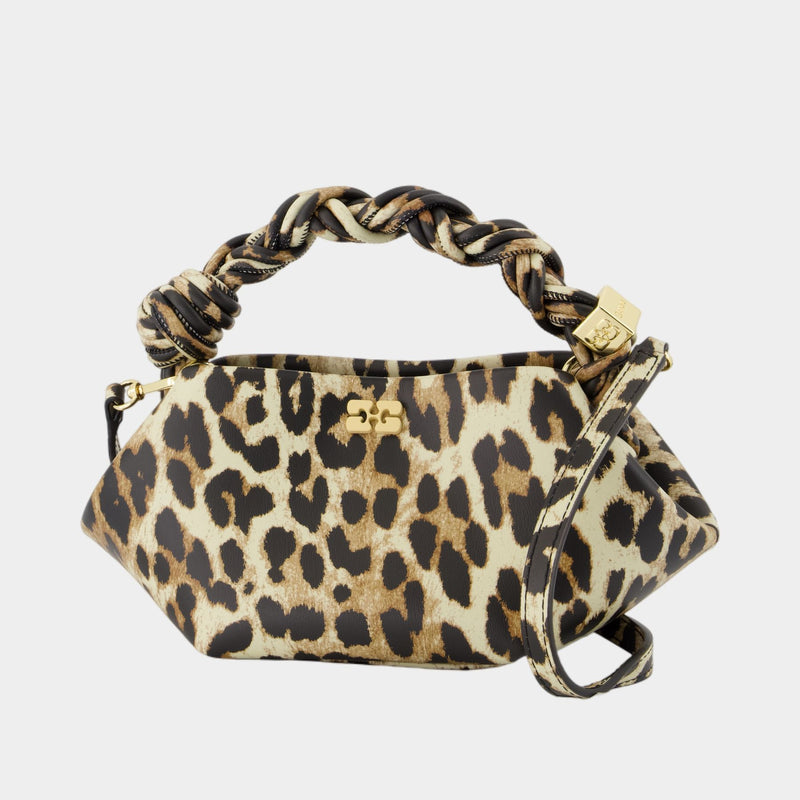 Sac À Bandoulière Bou Mini - Ganni - Cuir - Imprimé