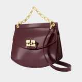 Wallet On Chain Apo G Small - Ganni - Synthétique - Bordeaux