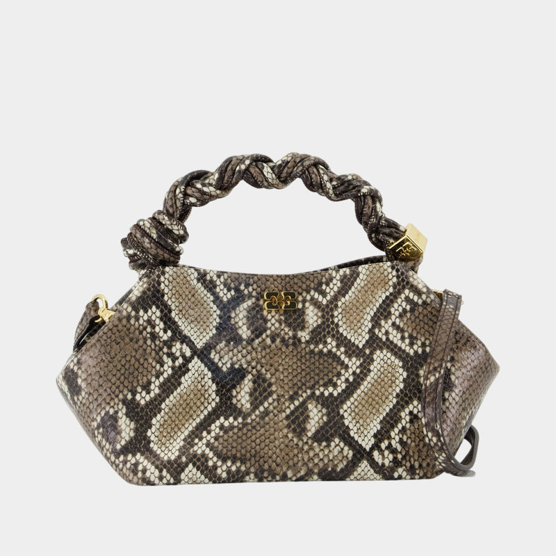 Sac À Bandoulière Bou Small - Ganni - Cuir - Imprimé