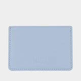 Porte-Carte Bou Animals - Ganni - Cuir - Bleu