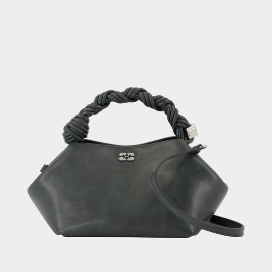 Sac À Bandoulière Bou Small - Ganni - Cuir - Gris
