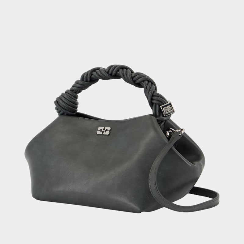 Sac À Bandoulière Bou Small - Ganni - Cuir - Gris