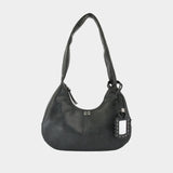 Sac Porté Épaule Bou Medium - Ganni - Cuir - Gris