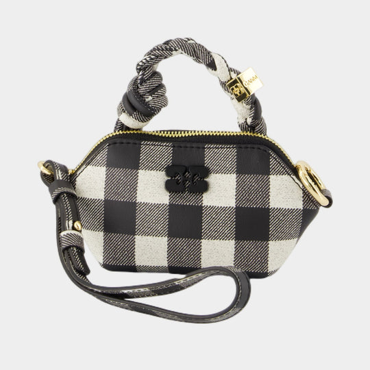 Porte-Clé Bou Nano - Ganni - Cuir - Noir