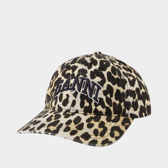 Casquette Leo - Ganni - Coton - Imprimé