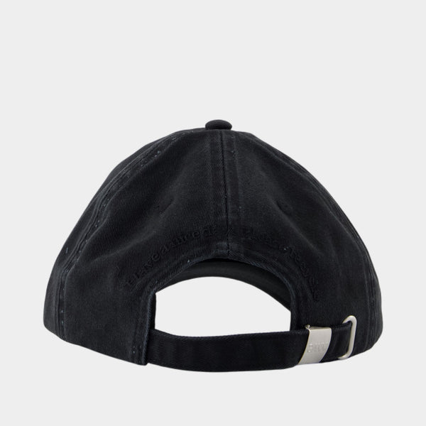 Casquette Emb - Ganni - Coton - Noir