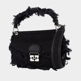Sac À Bandoulière Apo G Mini - Ganni - Coton - Noir