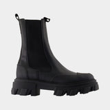 Bottines Chelsea - Ganni - Cuir - Noir