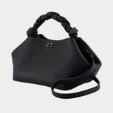 Sac À Main  Bou Small Grained - Ganni - Synthétique - Noir