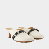 Sandales Sue Heeled - Ganni - Cuir - Blanc