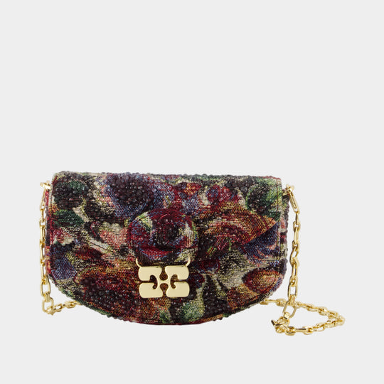 Wallet On Chain Apo G Tapestry - Ganni - Synthétique - Multi