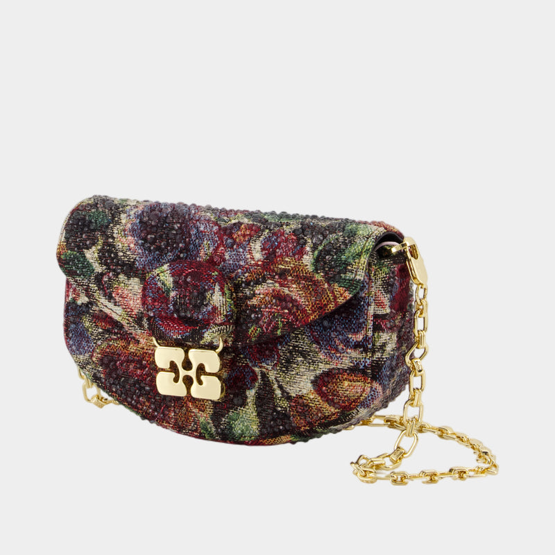 Wallet On Chain Apo G Tapestry - Ganni - Synthétique - Multi