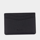 Porte-Carte Bou Grained Gold - Ganni - Synthétique - Noir