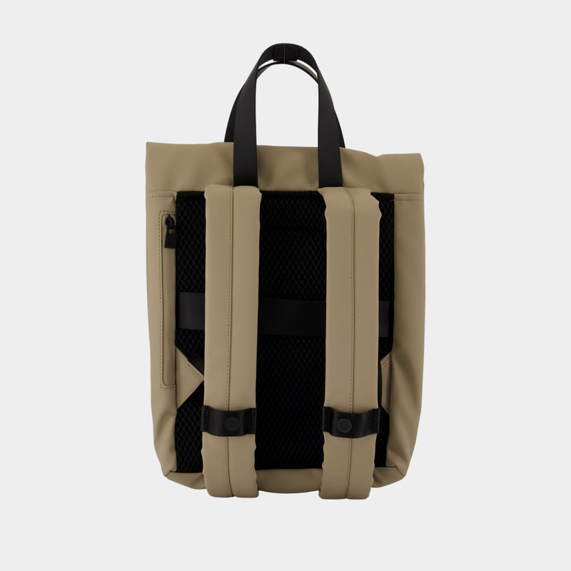 Sac À Dos 2 Way Tote Backpack Mini W3 - RAINS - Synthétique - Beige