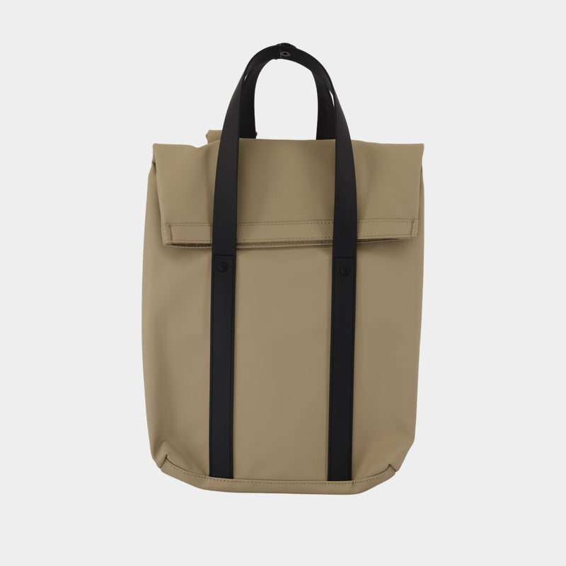 Sac À Dos 2 Way Tote Backpack Mini W3 - RAINS - Synthétique - Beige