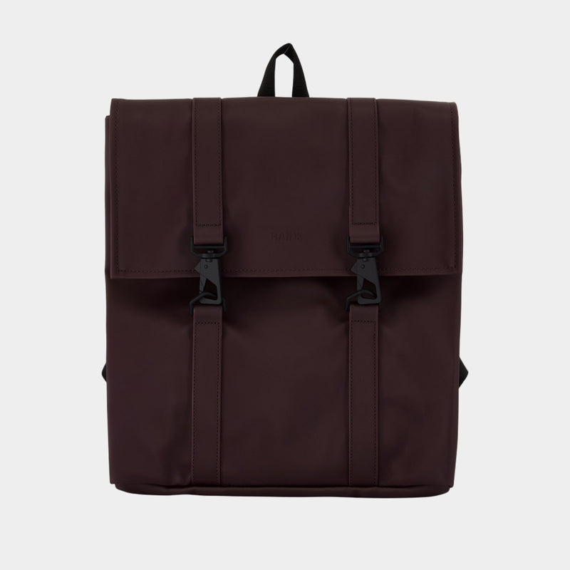 Sac À Dos Msn Bag Mini W3 - RAINS - Synthétique - Bordeaux