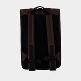 Sac À Dos Rolltop Rucksack W3 - RAINS - Synthétique - Bordeaux