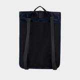 Sac À Dos Rolltop Rucksack Mini W3 - RAINS - Synthétique - Bleu