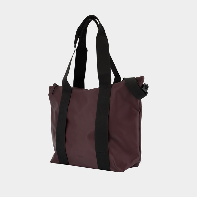 Cabas Mini W3 - RAINS - Synthétique - Bordeaux