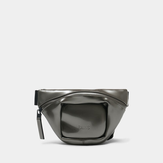 Sac Banane Bum Micro W3 - RAINS - Synthétique - Argenté