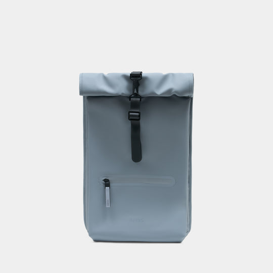 Sac À Dos Rolltop W3 - RAINS - Synthétique - Bleu