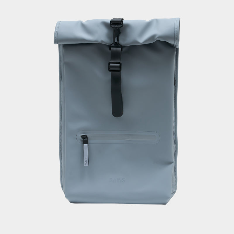 Sac À Dos Rolltop W3 - RAINS - Synthétique - Bleu