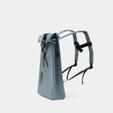 Sac À Dos Rolltop W3 - RAINS - Synthétique - Bleu