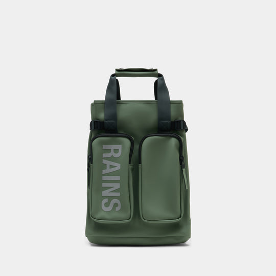 Sac À Dos Texel W3 - RAINS - Synthétique - Vert