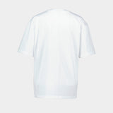 T-Shirt Beaded Baby Tiger Print - Ganni - Coton - Blanc