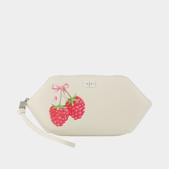 Sac À Main Bou Make Up - Ganni - Cuir - Blanc