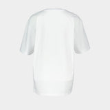T-Shirt Raspberry - Ganni - Coton - Blanc