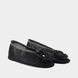 Ballerines Jenny Flower - Ganni - Synthétique - Noir