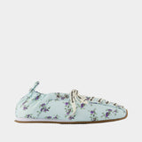 Ballerines Lace Up Sporty - Ganni - Synthétique - Multi