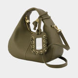 Sac À Main Hobo Mini - Ganni - Synthétique - Kaki