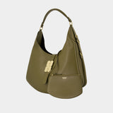 Sac Porté Épaule Kat Large Butter - Ganni - Synthétique - Kaki
