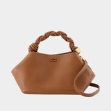 Sac À Main Bou Small Butter - Ganni - Synthétique - Marron