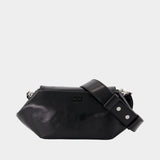 Sac Porté Épaule Bou East/west Box - Ganni - Synthétique - Noir