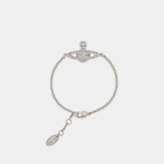 Bracelet Mini Bas Relief - Vivienne Westwood - Métal - Violet