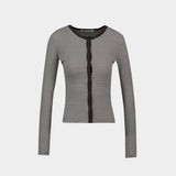 Cardigan Saalexo Ls 7542 - SAMSØE SAMSØE - Coton - Gris