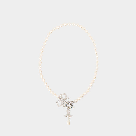 Collier Rigoberta Pearl - Vivienne Westwood - Métal - Argenté