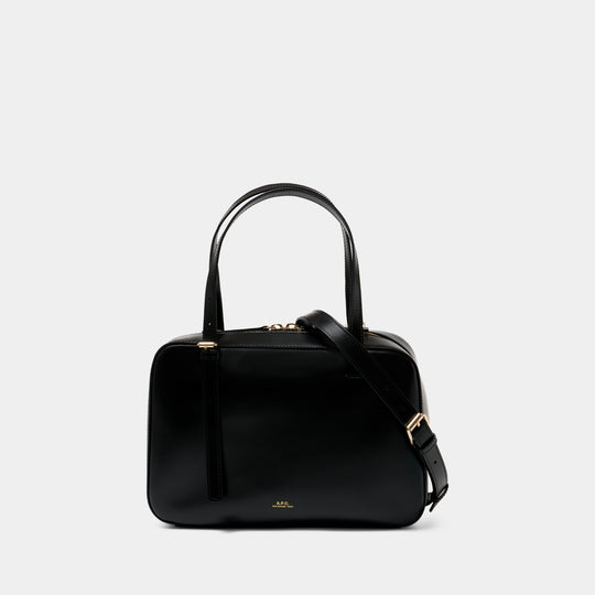 Sac À Main Virginie Box - A.P.C. - Cuir - Noir