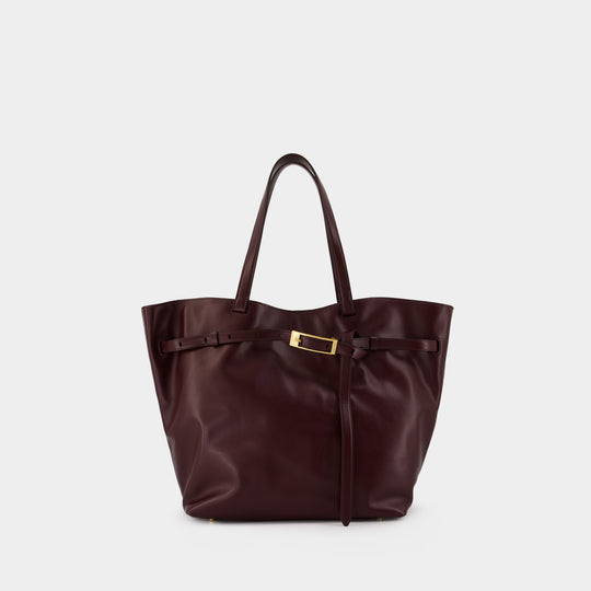 Cabas Elly Small - ANINE BING - Cuir - Bordeaux