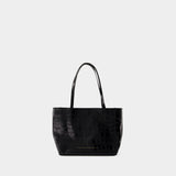 Cabas Wide - Chylak - Cuir - Noir