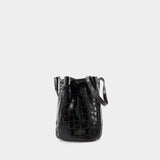 Sac Porté Épaule Medium - Chylak - Cuir - Noir