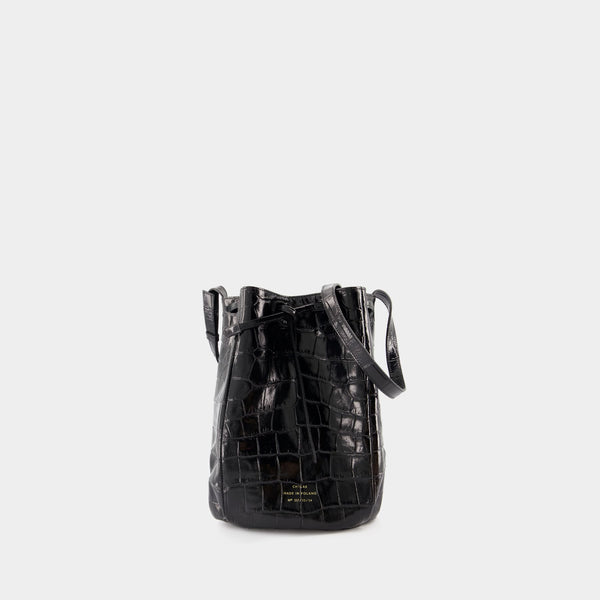 Sac Porté Épaule Medium - Chylak - Cuir - Noir