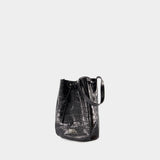 Sac Porté Épaule Medium - Chylak - Cuir - Noir