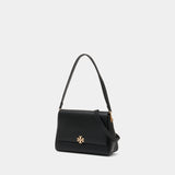 Sac Porté Épaule Charlie - Tory Burch - Cuir - Noir