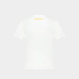 T Shirt Underwater - Versace - Coton - Blanc