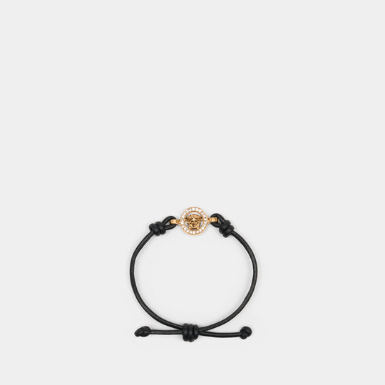 Bracelet Strass - Versace - Métal - Noir