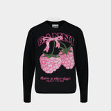 Sweat Graphic - Ganni - Laine - Multi